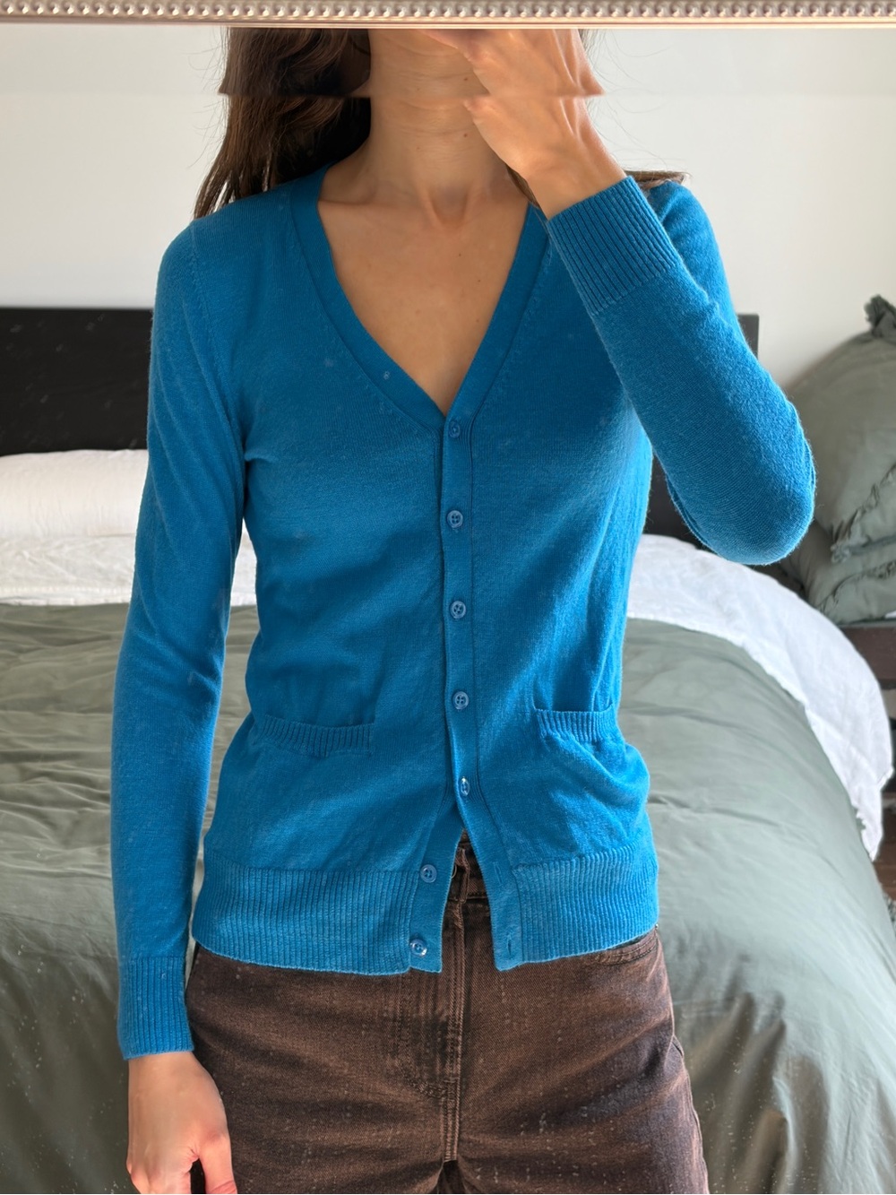 Merino wool cardigan